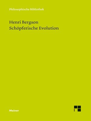 cover image of Schöpferische Evolution